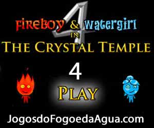 Fogo e Água 4 no Templo de Cristal em Tela Cheia